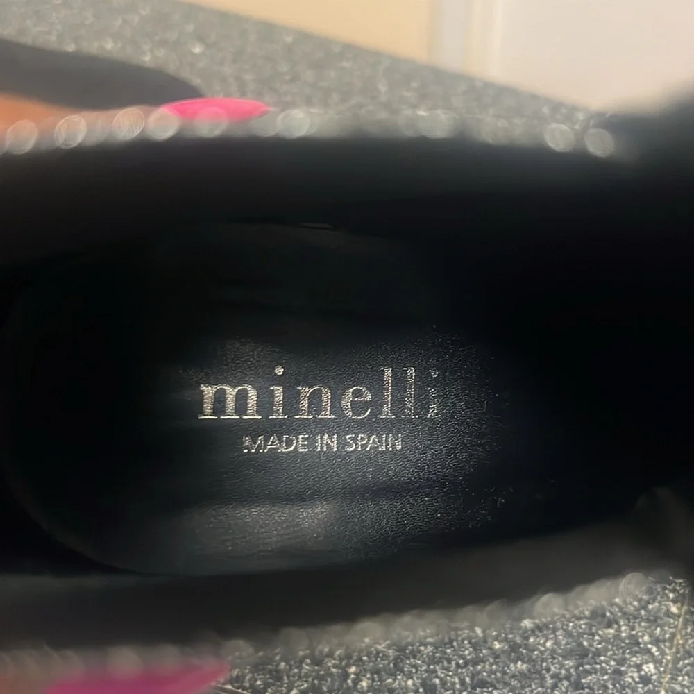 Minelli Ankle boots in Suede with elastic band on the sides. - Picture 5 of 6